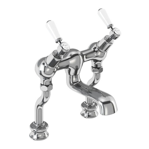 Burlington Traditional Kensington Deck Mounted Regent Angled Bath Filler - Unbeatable Bathrooms