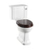 Burlington Traditional Regal Close Coupled Toilet with Slimline Push Button Cistern - Unbeatable Bathrooms