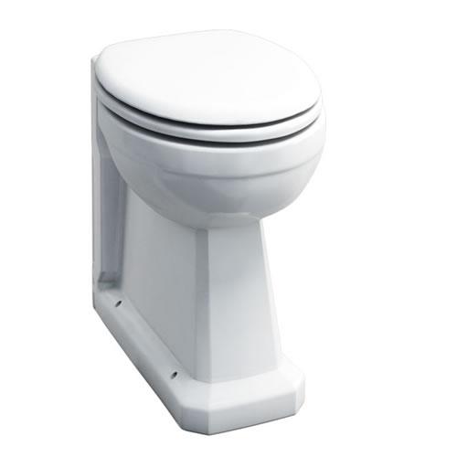 Burlington Traditional White Regal Back-To-Wall Toilet - Unbeatable Bathrooms