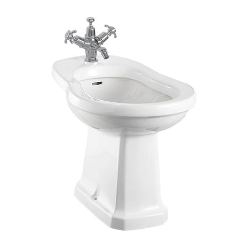 Burlington Vitreous China Traditional White Bidet - Unbeatable Bathrooms