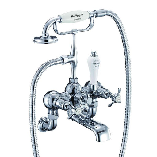 Burlington Wall Mounted Bath Shower Mixer - Unbeatable Bathrooms
