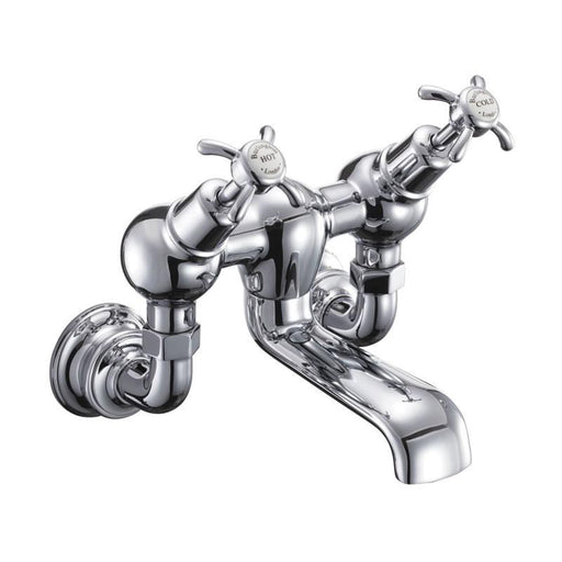 Burlington Wall Mounted Regent Angled Bath Filler - Unbeatable Bathrooms