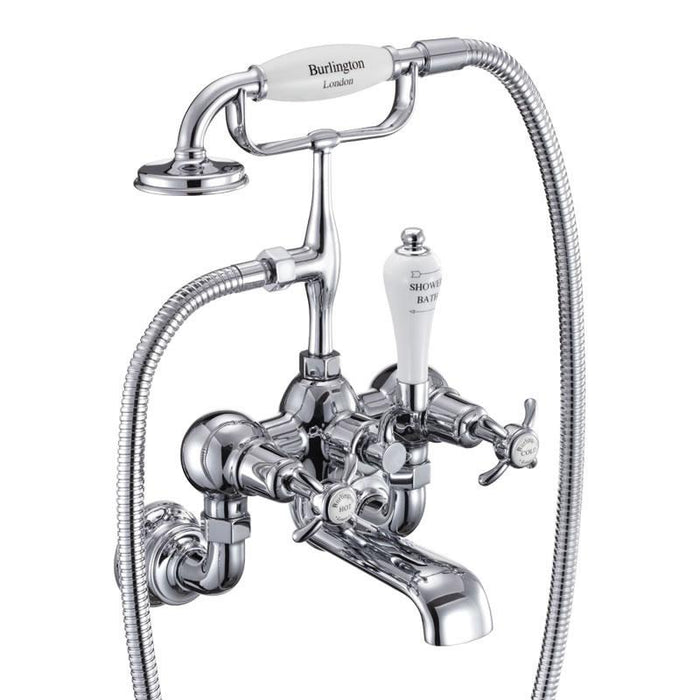Burlington Wall Mounted Regent Bath Shower Mixer - Unbeatable Bathrooms