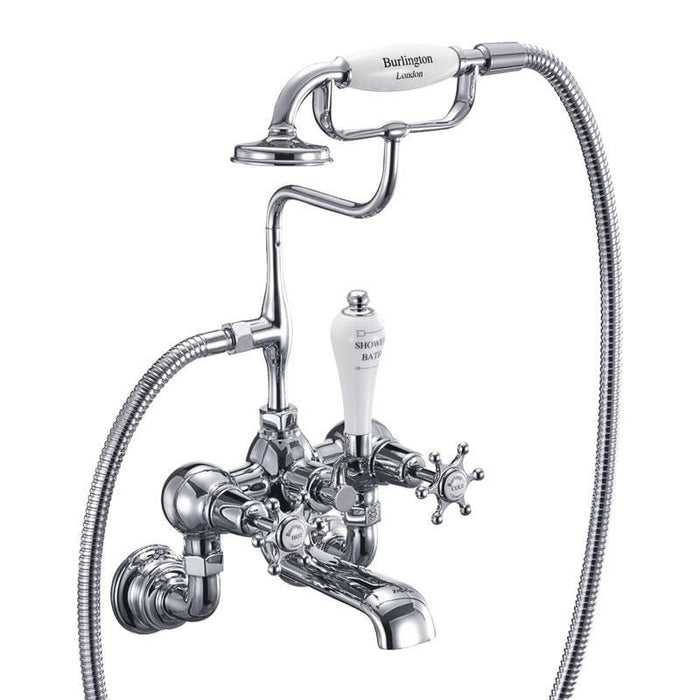 Burlington Wall Mounted Regent Bath Shower Mixer - Unbeatable Bathrooms