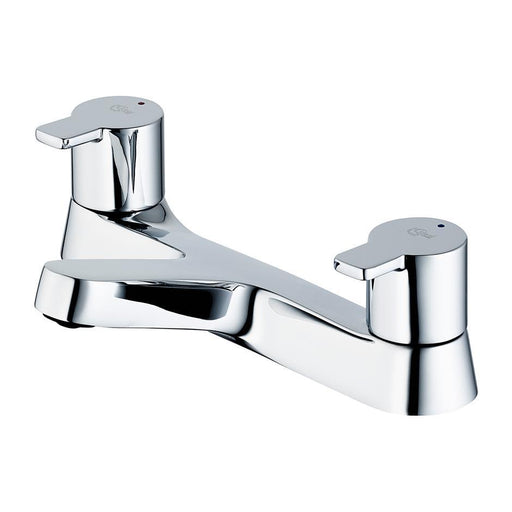 Ideal Standard Calista two taphole deck mounted dual control bath filler - Unbeatable Bathrooms