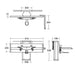 Armitage Shanks Care Plus Salonex Washbasin Mounting Bracket, Gas Cell Counter Balanced with Lever Lock, Vertical And Horizontal Adjustment - Unbeatable Bathrooms