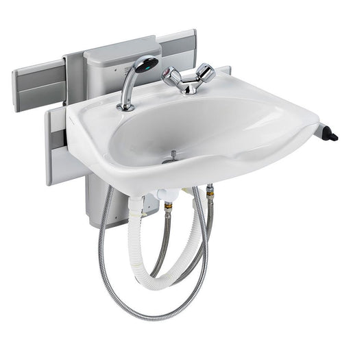 Armitage Shanks Care Plus Salonex Washbasin Mounting Bracket, Gas Cell Counter Balanced with Lever Lock, Vertical And Horizontal Adjustment - Unbeatable Bathrooms
