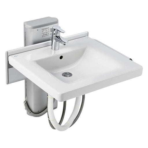 Armitage Shanks Care Plus Washbasin Mounting Bracket, Electrically Operated by Lever, Vertical Adjustment - Unbeatable Bathrooms