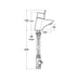 Armitage Shanks Care Plus Washbasin Mounting Bracket, Manually Operated, Vertical and Horizontal Adjustment - Unbeatable Bathrooms