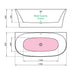 Charlotte Edwards Carme 1700 x 800mm Slim-Edged Freestanding Bath - Unbeatable Bathrooms