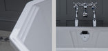 Carron Highgate 1700mm x 750mm Carronite Bath - white - Unbeatable Bathrooms