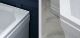 Carron Highgate 1700mm x 900mm Carronite shower Bath - white - Unbeatable Bathrooms