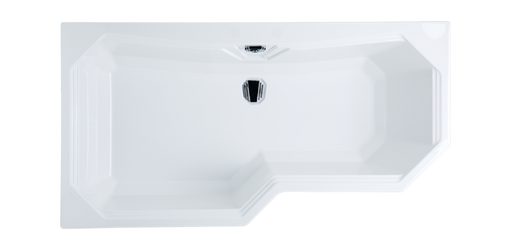 Carron Highgate 1700mm x 900mm Carronite shower Bath - white - Unbeatable Bathrooms