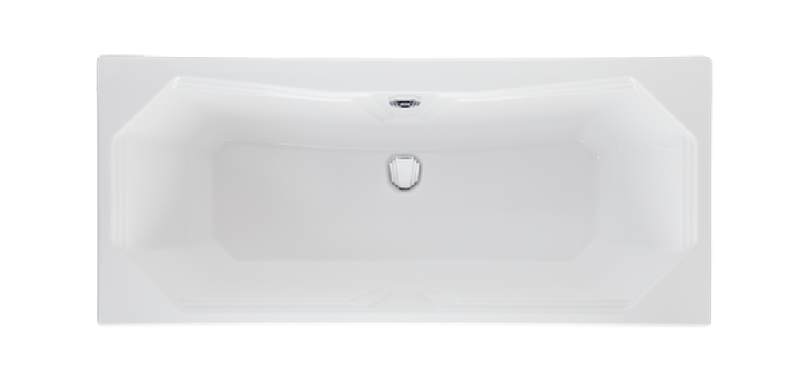 Carron Highgate 1800mm x 800mm Carronite Double Ended Bath - White - Unbeatable Bathrooms