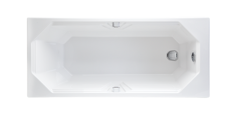 Carron Highgate 1800mm x 800mm Carronite Single Ended Bath - White - Unbeatable Bathrooms