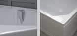 Carron Highgate 1800mm x 800mm Carronite Single Ended Bath - White - Unbeatable Bathrooms