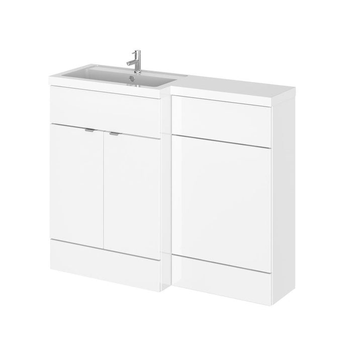 Hudson Reed Fusion 1200mm Compact Vanity Unit Pack - Floor Standing 2 Door Unit - Unbeatable Bathrooms