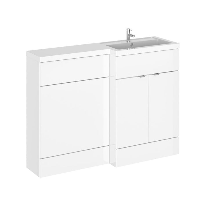 Hudson Reed Fusion 1200mm Vanity Unit Pack - Floor Standing 2 Door Unit - Unbeatable Bathrooms