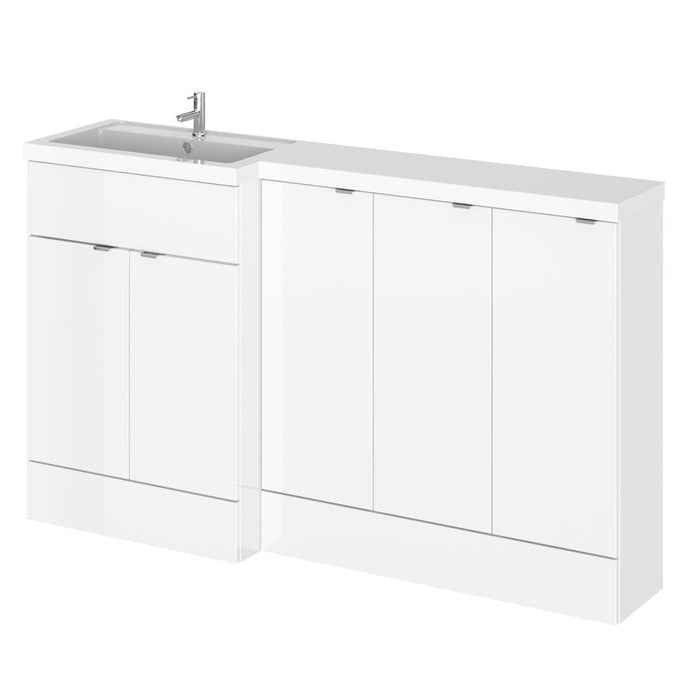 Hudson Reed Fusion 1500mm Vanity Unit Pack - Floor Standing 3 Door Unit - Unbeatable Bathrooms