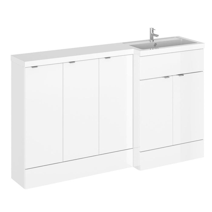 Hudson Reed Fusion 1500mm Vanity Unit Pack - Floor Standing 3 Door Unit - Unbeatable Bathrooms