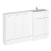 Hudson Reed Fusion 1500mm Vanity Unit Pack - Floor Standing 3 Door Unit - Unbeatable Bathrooms