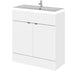 Hudson Reed Fusion Vanity Unit - Floor Standing 1 & 2 Door Units with Polymarble Basin - Unbeatable Bathrooms
