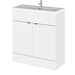 Hudson Reed Fusion Vanity Unit - Floor Standing 2 Door Unit with Basin (Full Depth) - Unbeatable Bathrooms