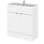 Hudson Reed Fusion Vanity Unit - Floor Standing 2 Door Unit with Basin (Full Depth) - Unbeatable Bathrooms
