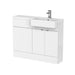 Hudson Reed Fusion 1000/1100mm Vanity Unit Pack - Floor Standing 2 Door Unit with Semi Recessed Basin - Unbeatable Bathrooms