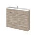 Hudson Reed Fusion 1200mm Compact Vanity Unit Pack - Floor Standing 2 Door Unit - Unbeatable Bathrooms