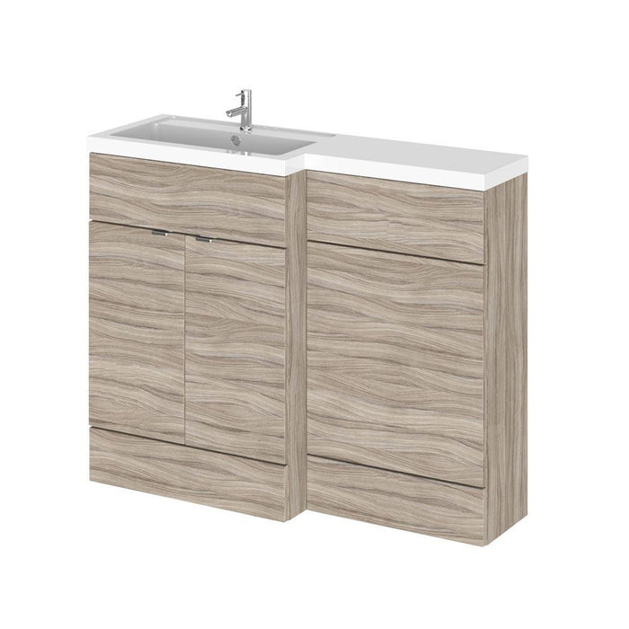 Hudson Reed Fusion 1200mm Compact Vanity Unit Pack - Floor Standing 2 Door Unit - Unbeatable Bathrooms