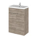 Hudson Reed Fusion Vanity Unit - Floor Standing 2 Door Unit with Basin (Full Depth) - Unbeatable Bathrooms