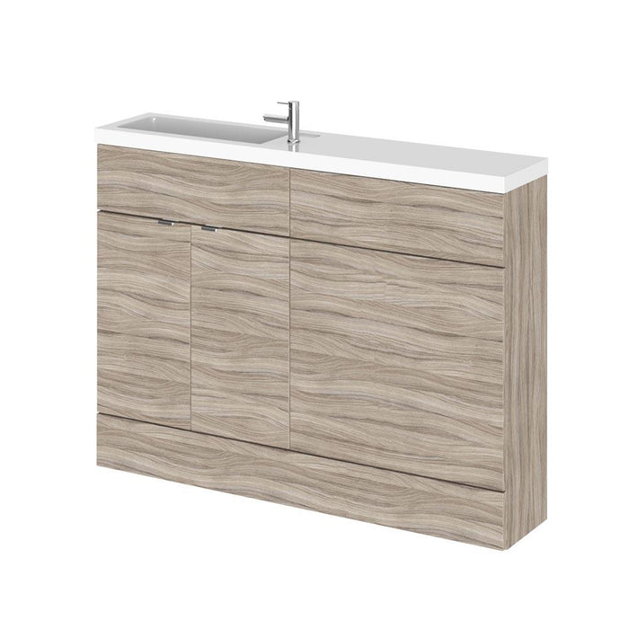 Hudson Reed Fusion 1200mm Compact Vanity Unit Pack - Floor Standing 2 Door Unit - Unbeatable Bathrooms