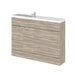 Hudson Reed Fusion 1200mm Compact Vanity Unit Pack - Floor Standing 2 Door Unit - Unbeatable Bathrooms