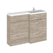 Hudson Reed Fusion 1200mm Vanity Unit Pack - Floor Standing 2 Door Unit - Unbeatable Bathrooms