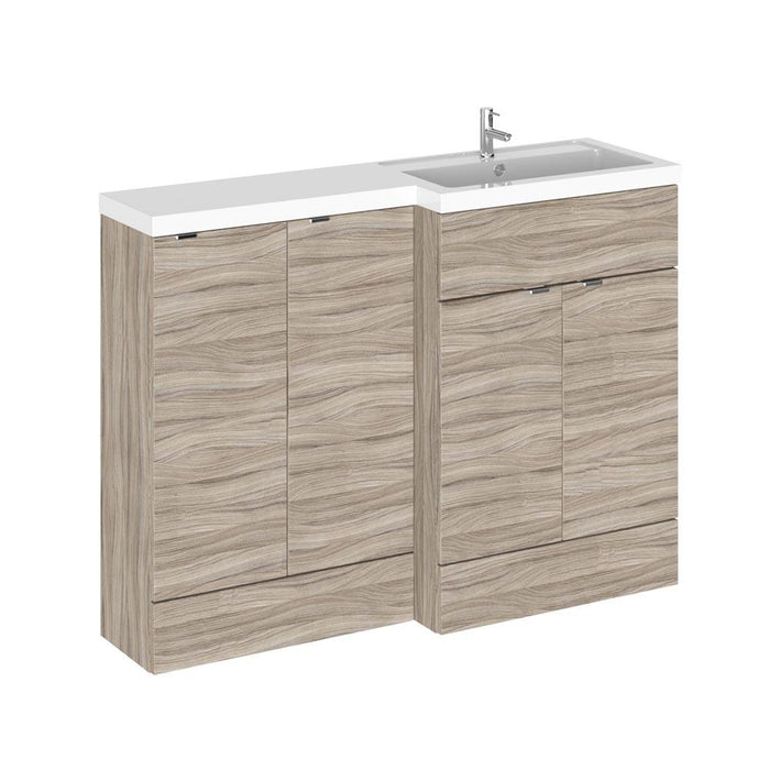 Hudson Reed Fusion 1200mm Vanity Unit Pack - Floor Standing 2 Door Unit - Unbeatable Bathrooms