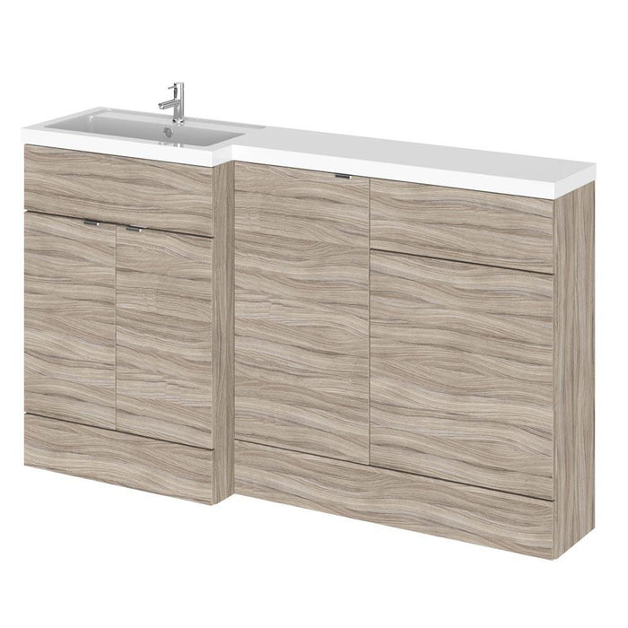 Hudson Reed Fusion 1500mm Vanity Unit Pack - Floor Standing 3 Door Unit - Unbeatable Bathrooms