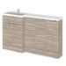 Hudson Reed Fusion 1500mm Vanity Unit Pack - Floor Standing 3 Door Unit - Unbeatable Bathrooms