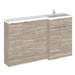 Hudson Reed Fusion 1500mm Vanity Unit Pack - Floor Standing 3 Door Unit - Unbeatable Bathrooms