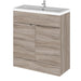 Hudson Reed Fusion Vanity Unit - Floor Standing 2 Door Unit with Basin (Full Depth) - Unbeatable Bathrooms