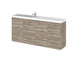 Hudson Reed Fusion 1000/1200mm Compact Vanity Unit Pack - Floor Standing 4 Door Unit - Unbeatable Bathrooms