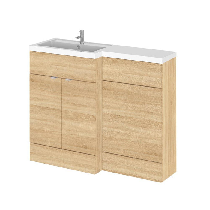 Hudson Reed Fusion 1200mm Compact Vanity Unit Pack - Floor Standing 2 Door Unit - Unbeatable Bathrooms