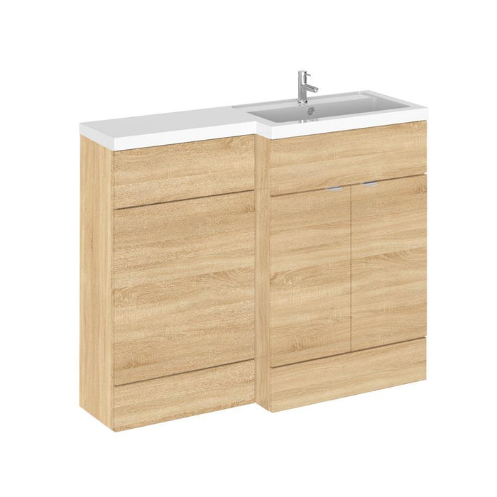 Hudson Reed Fusion 1200mm Compact Vanity Unit Pack - Floor Standing 2 Door Unit - Unbeatable Bathrooms