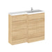 Hudson Reed Fusion 1200mm Compact Vanity Unit Pack - Floor Standing 2 Door Unit - Unbeatable Bathrooms