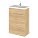 Hudson Reed Fusion Vanity Unit - Floor Standing 1 & 2 Door Units with Polymarble Basin - Unbeatable Bathrooms