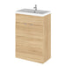 Hudson Reed Fusion Vanity Unit - Floor Standing 2 Door Unit with Basin (Full Depth) - Unbeatable Bathrooms