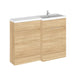 Hudson Reed Fusion 1200mm Vanity Unit Pack - Floor Standing 2 Door Unit - Unbeatable Bathrooms