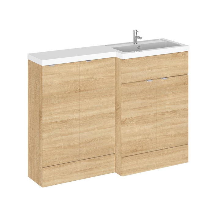 Hudson Reed Fusion 1200mm Vanity Unit Pack - Floor Standing 2 Door Unit - Unbeatable Bathrooms