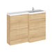 Hudson Reed Fusion 1200mm Vanity Unit Pack - Floor Standing 2 Door Unit - Unbeatable Bathrooms