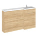 Hudson Reed Fusion 1500mm Vanity Unit Pack - Floor Standing 3 Door Unit - Unbeatable Bathrooms